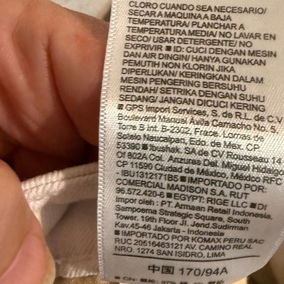 Old Navy White Denim Mini Skirt, Sz 18 - Picture 8 of 8